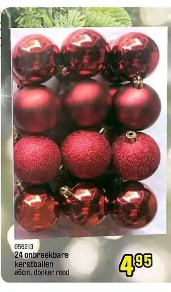 Happyland 24 onbeerkbare kerstballen aanbieding