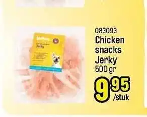 Happyland Chicken snacks jerky aanbieding