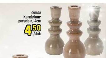 Happyland Kandelaar porselein 14cm aanbieding