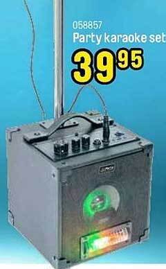 Happyland Party karaoke set aanbieding