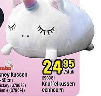 Happyland Knuffelkussen eenhoorn aanbieding