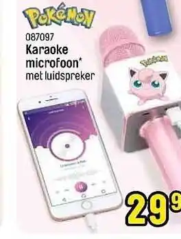 Happyland Karaoke microfoon pokémon aanbieding