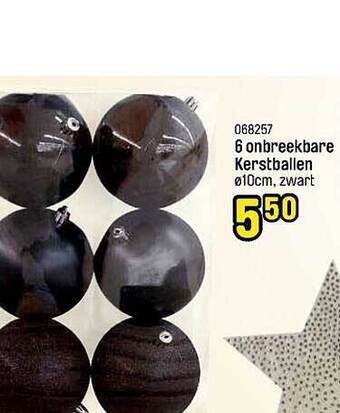 Happyland 6 onbreekbare kerstballen aanbieding