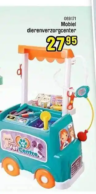 Happyland Mobiel dierenverzorgcenter aanbieding
