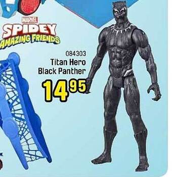 Happyland Titan hero black panther aanbieding
