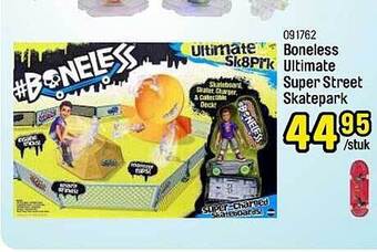 Happyland Boneless ultimate super street skatepark aanbieding