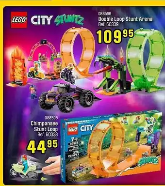 Lego city double loop stunt arena
