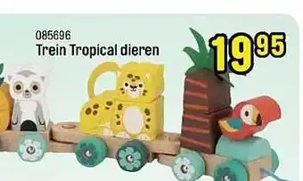 Happyland Trein tropical dieren aanbieding