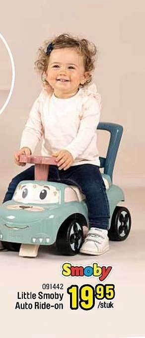 Happyland Little smoby auto ride-on aanbieding