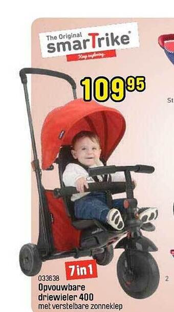 Opvouwbare driewieler 400