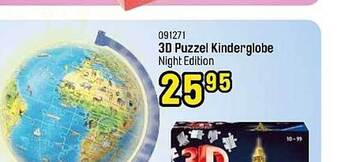 Happyland 3d puzzel kinderglobe aanbieding