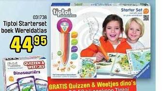 Happyland Tiptoi starterset boek wereldatlas aanbieding