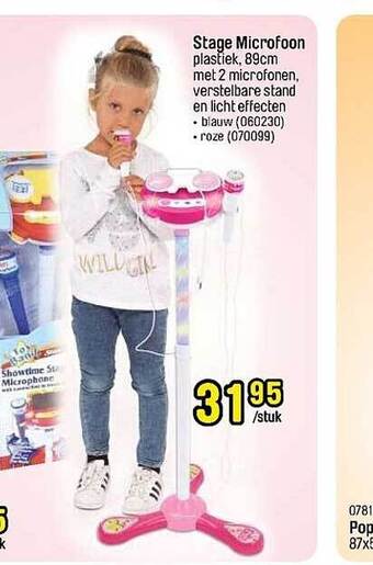 Happyland Stage microfoon aanbieding
