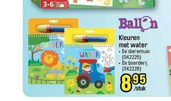 Happyland Kleuren met water ballon aanbieding
