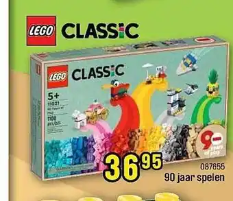Happyland Lego classic 90 jaar spelen aanbieding