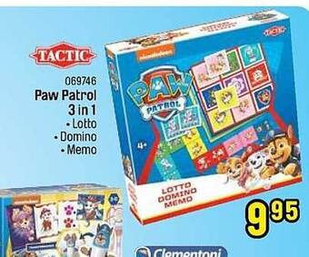 Tactic paw patrol 3 in 1