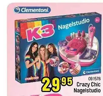 Happyland Clementoni crazy chic nagelstudio aanbieding