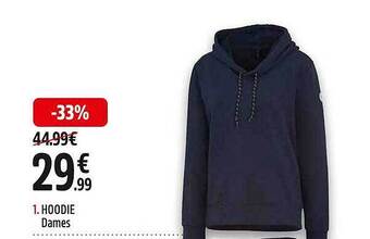 Intersport Hoodie dames aanbieding