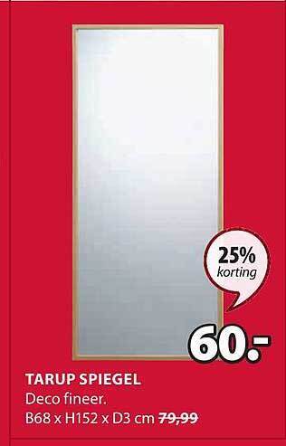 Jysk Tarup spiegel aanbieding