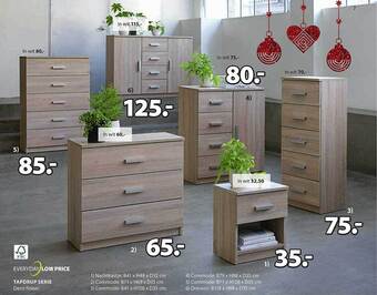 Jysk Tapdrup serie aanbieding