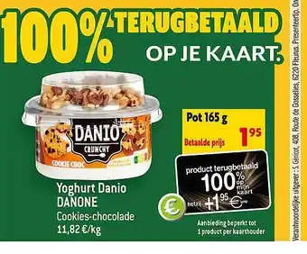 Louis Delhaize Yoghurt danio danone aanbieding