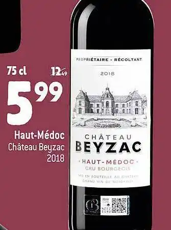 Haut-médoc château beyzac 2018