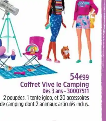 Coffret vive le camping des 3 ans - 30007511