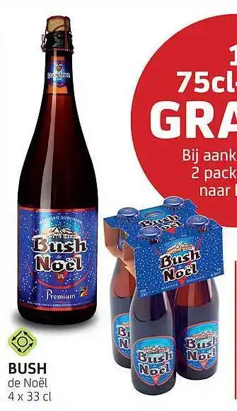 BelBev Bush de noёl aanbieding