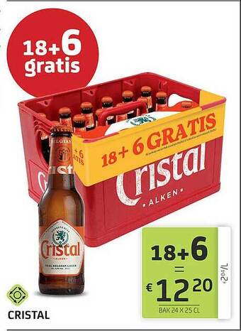 BelBev Cristal aanbieding