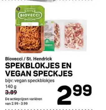 Ekoplaza Spekblokjes en vegan speckjes aanbieding