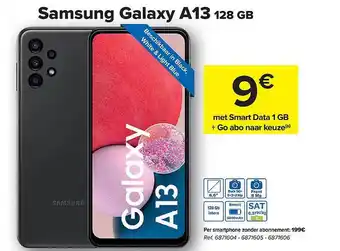 Hyper Carrefour Samsung galaxy a13 128 gb aanbieding