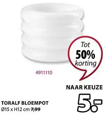 Jysk Toralf bloempot aanbieding