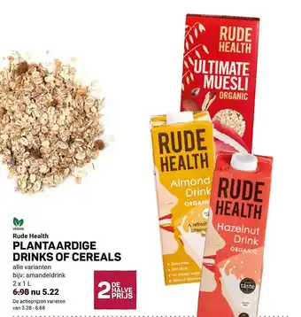 Ekoplaza Plantaardige drinks of cereals aanbieding