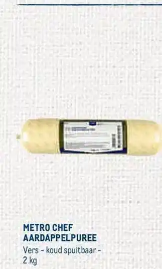 Metro chef aardappelpuree