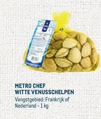 Metro chef witte venusschelpen