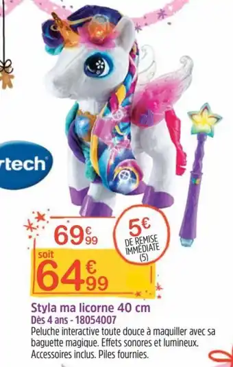 Styla ma licorne 40 cm - 18054007