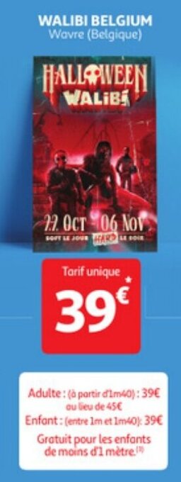 Auchan Walibi Belgium aanbieding