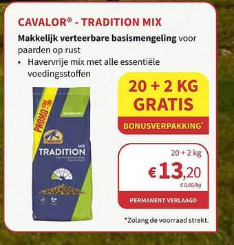 Horta Cavalor tradition mix aanbieding