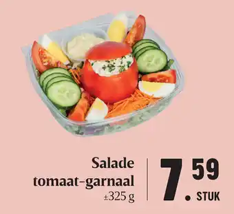 Buurtslagers Salade tomaat-garnaal ±325 G aanbieding