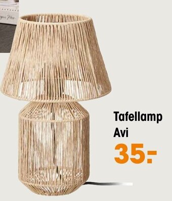 Kwantum Tafellamp Avi aanbieding