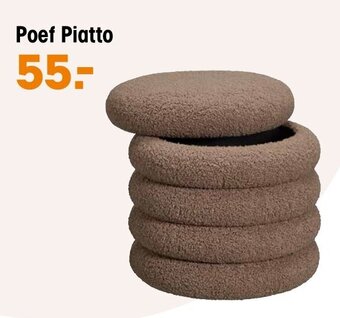 Kwantum Poef Piatto aanbieding