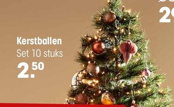 Kerstballen set 10 stuks