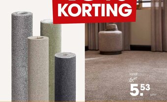Kwantum Alle tapijt aanbieding