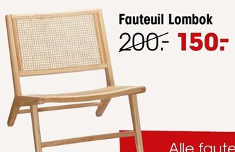 Kwantum Fauteuil Lombok aanbieding