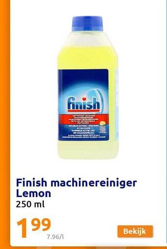 Action Finish machinereiniger lemon aanbieding