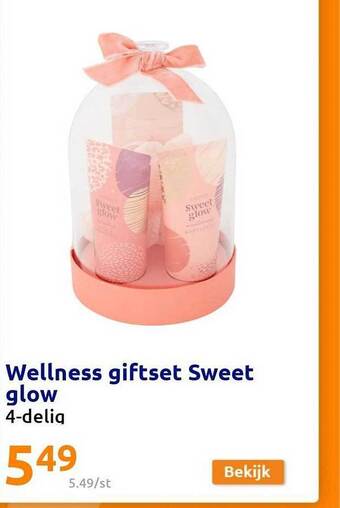 Action Wellness giftset sweet glow aanbieding