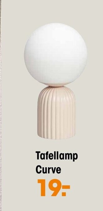 Kwantum Tafellamp Curve aanbieding