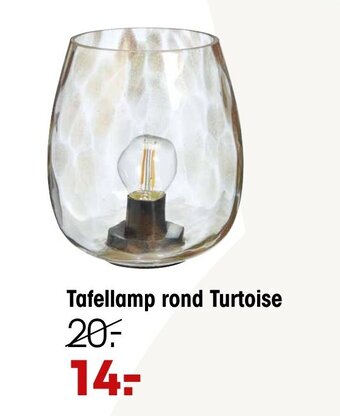 Kwantum Tafellamp Rond Turtoise aanbieding
