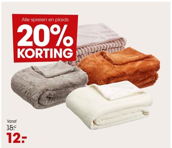 Kwantum Alle Spreien en Plaids aanbieding