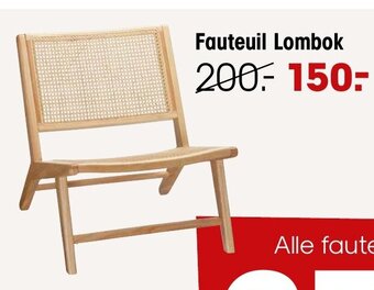 Kwantum Fauteuil Lombok aanbieding